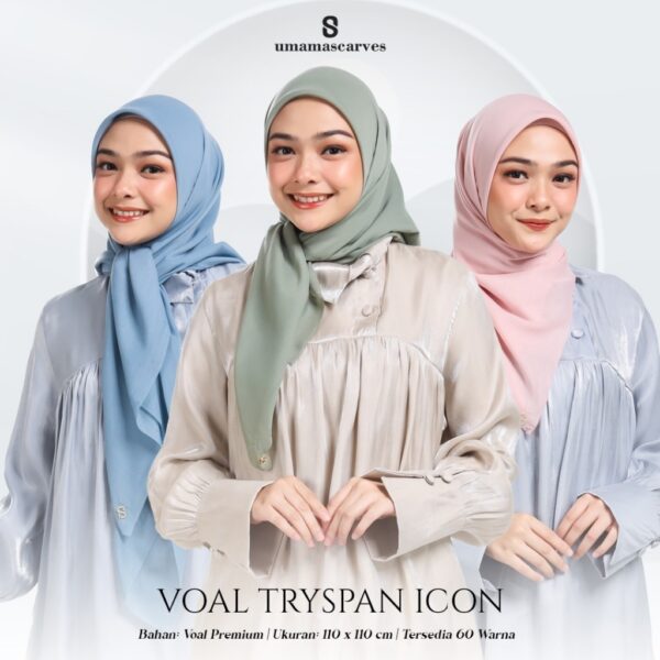 Hijab Voal Premium Tryspan Icon LC Umama
