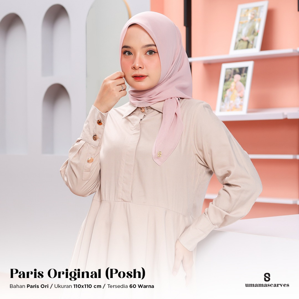 Paris Original Posh Umama Scarves - Gambar 3