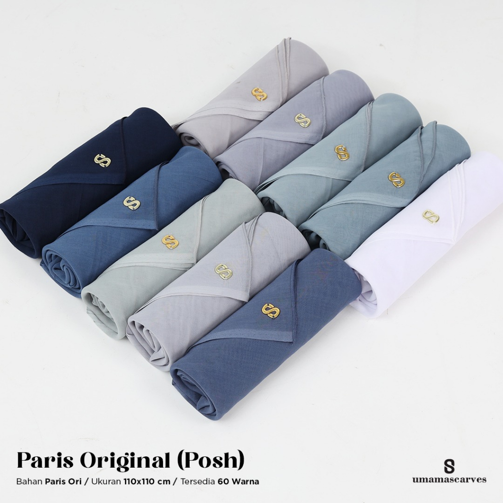 Paris Original Posh Umama Scarves - Gambar 7
