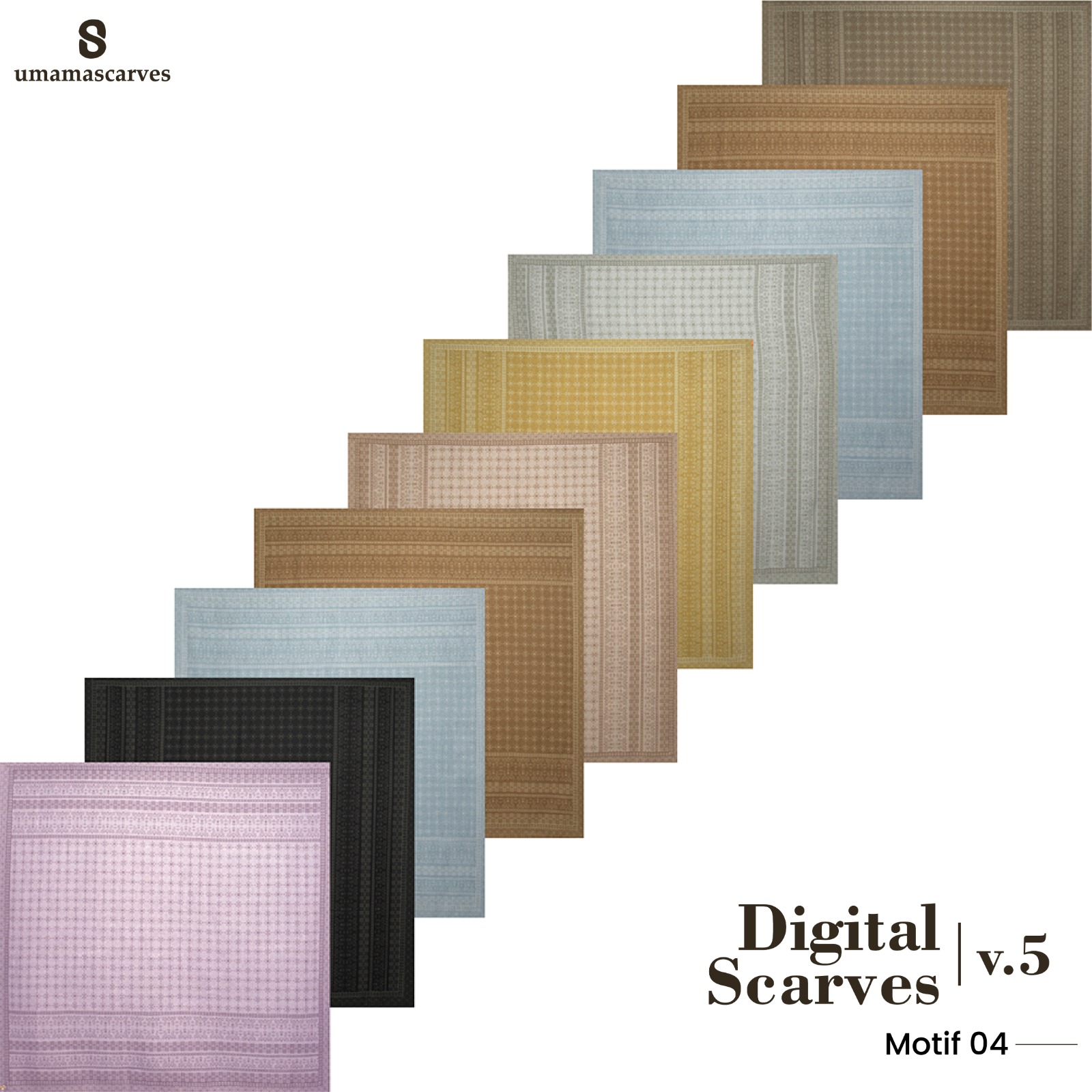 Umama Scarves Motif Digital Box - Series IV - Gambar 9