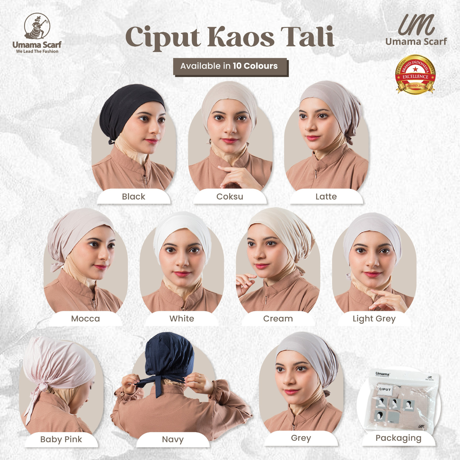 Umama Scarves - Ciput Kaos Tali